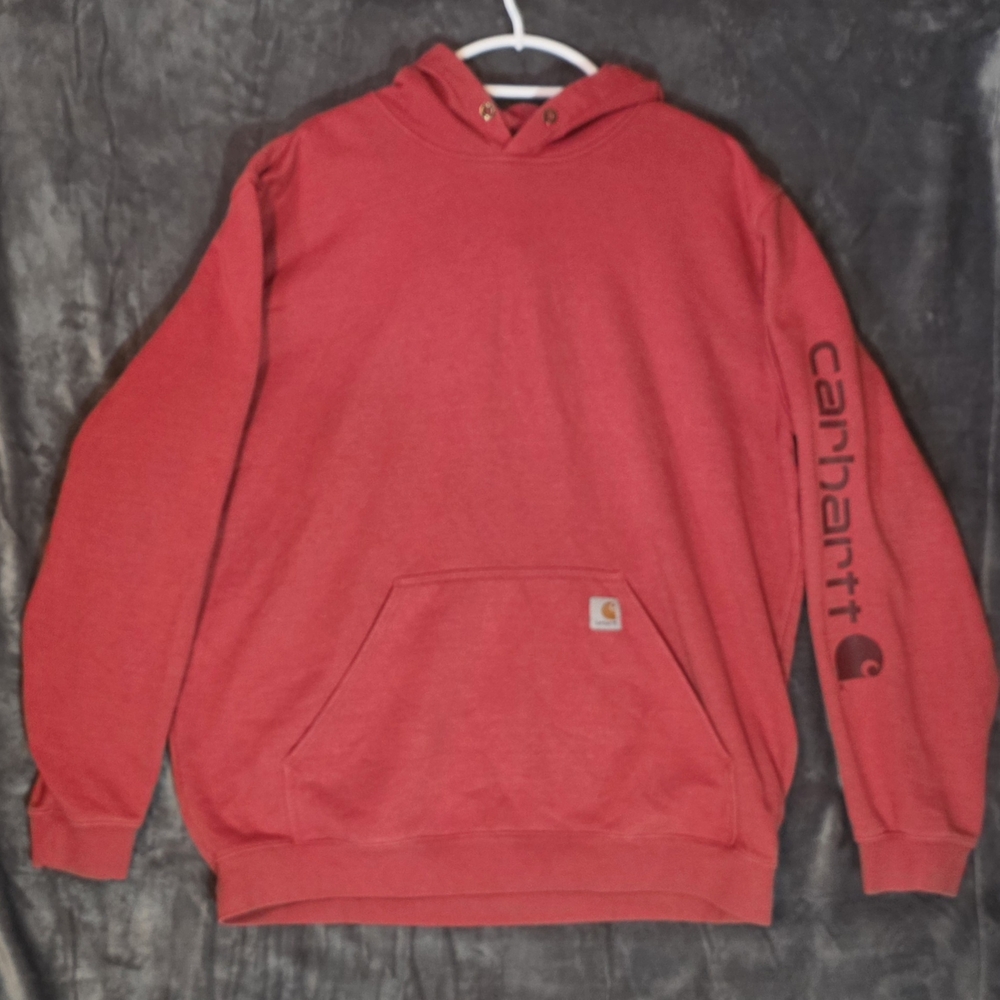 Carhartt Men's Red Hoodie (Size: XL Tall)